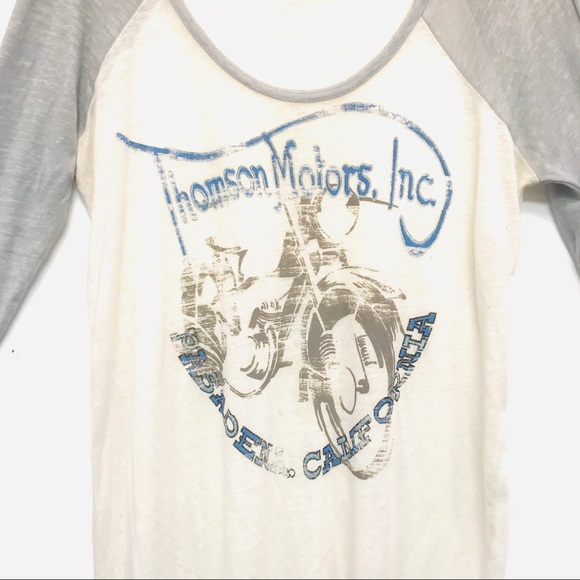 Free people waterfall graphic tunic/tee shirt. - Picture 7 of 9